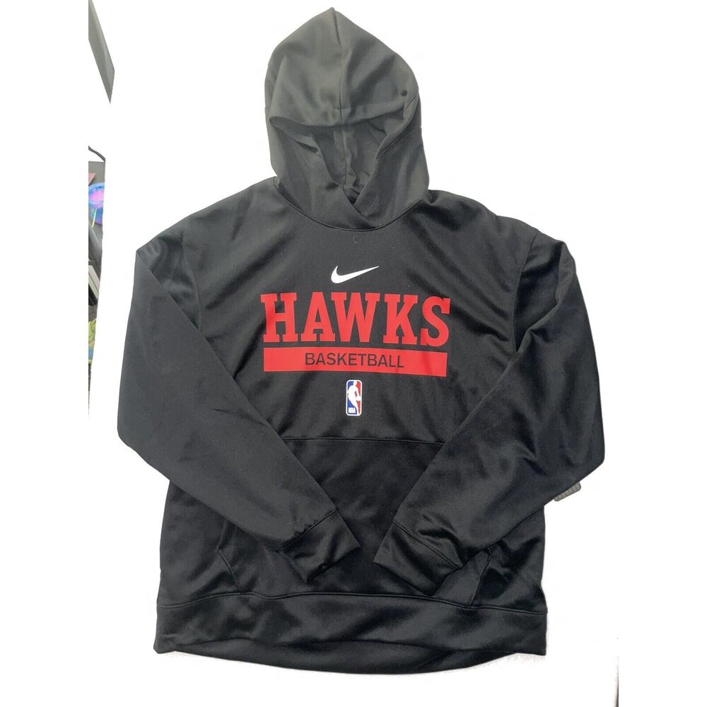 Nike Atlanta Hawks Basketball Team Issue Warm-Up Practice Hoodie Mens XL NEW - Picture 1 of 7